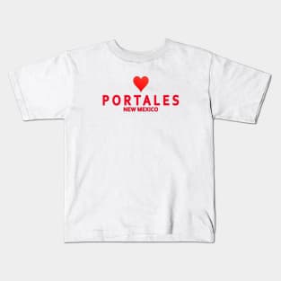 Portales New Mexico Kids T-Shirt